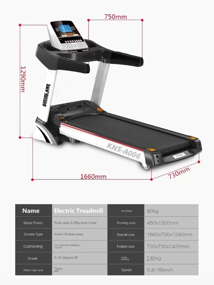 £782.13 Fitness Equipment Electric Treadmill  Extra 2% off