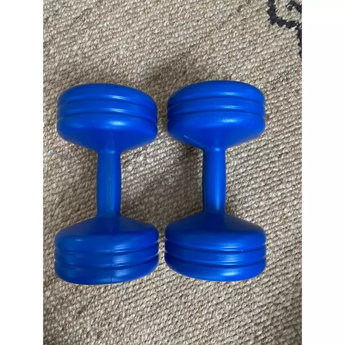 £15.00 York Pro Fitness pair of 5kg weights Dumbbells