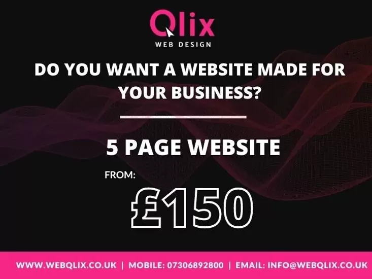 5 Pages Website Design Service East London Web Designers