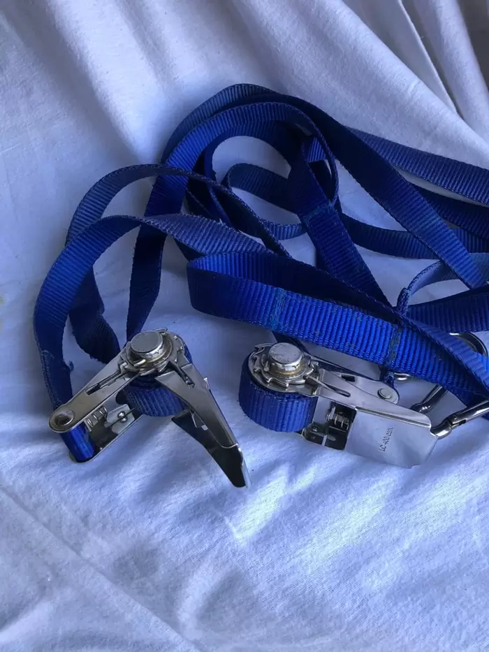 £20.00 Stainless Ratchet Straps each 3.4m long