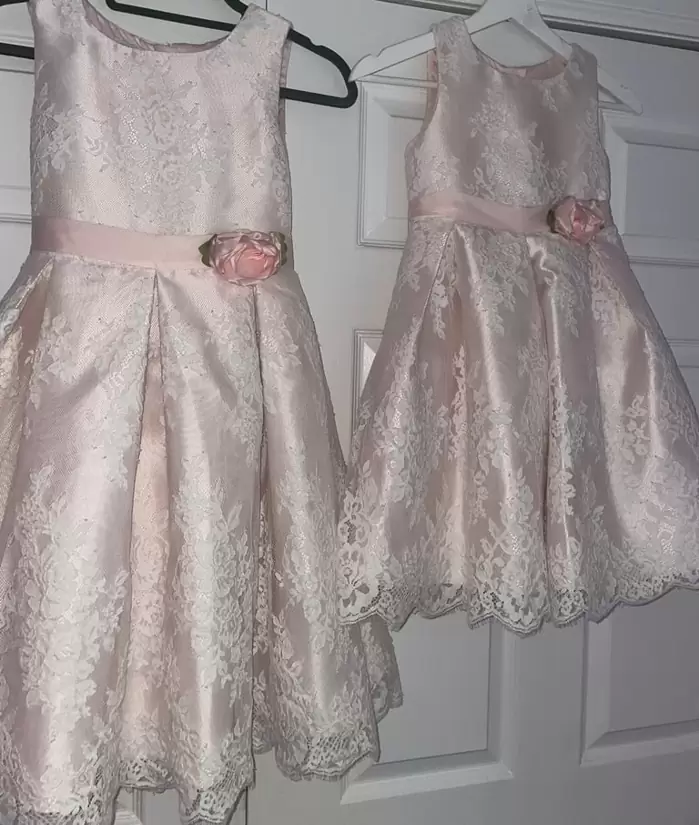 £40.00 2 monsoon flower girl/wedding guest dresses size age 6 and 10.